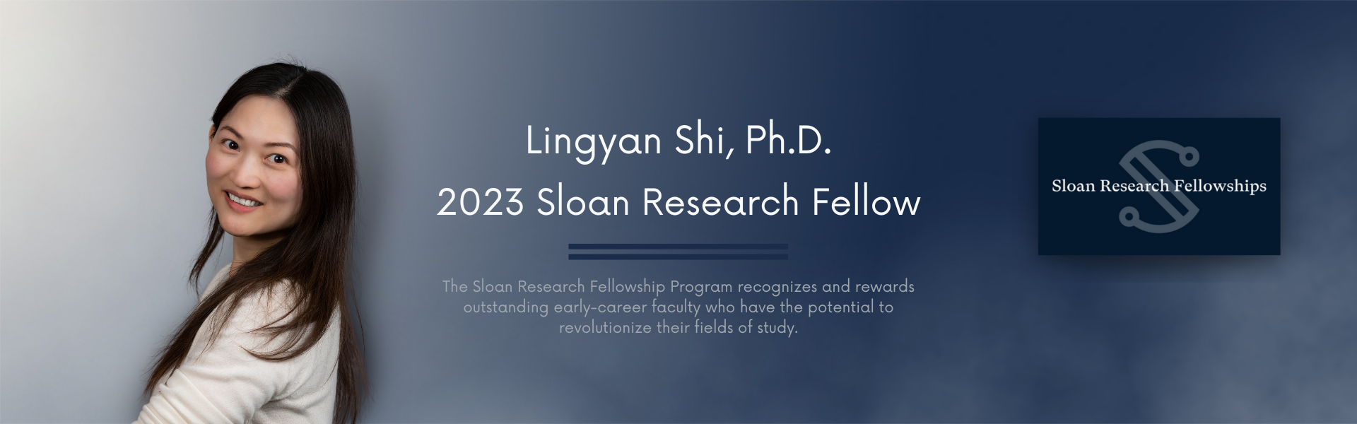 Photo of Dr. Lingyan Shi