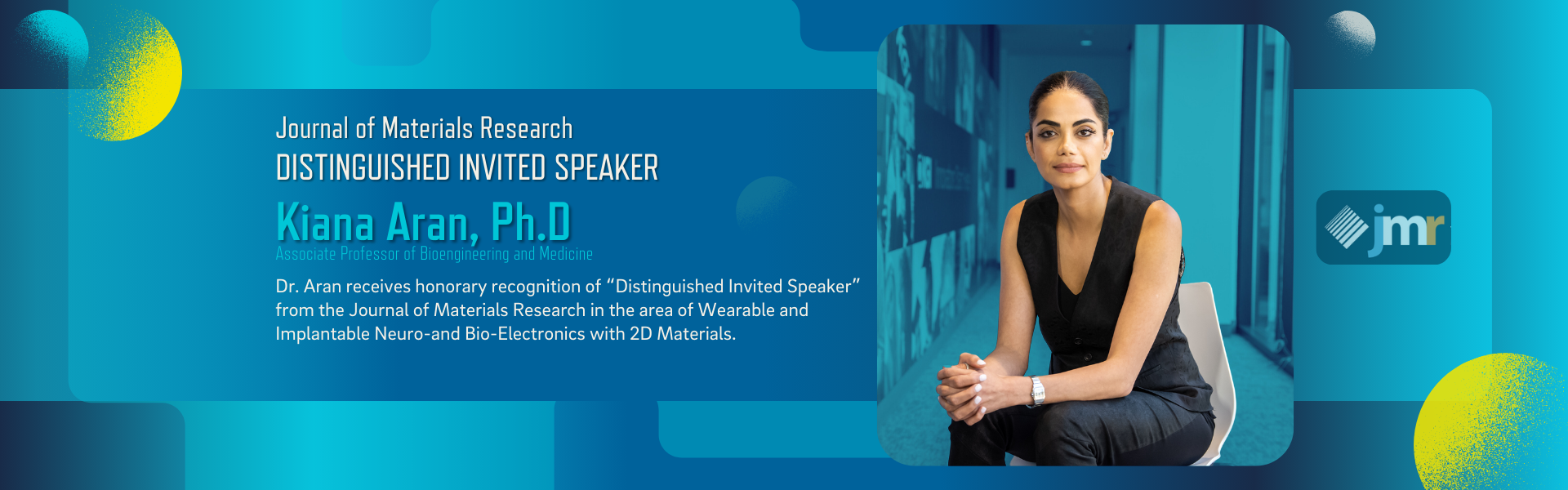 Photo of Professor Kiana Aran