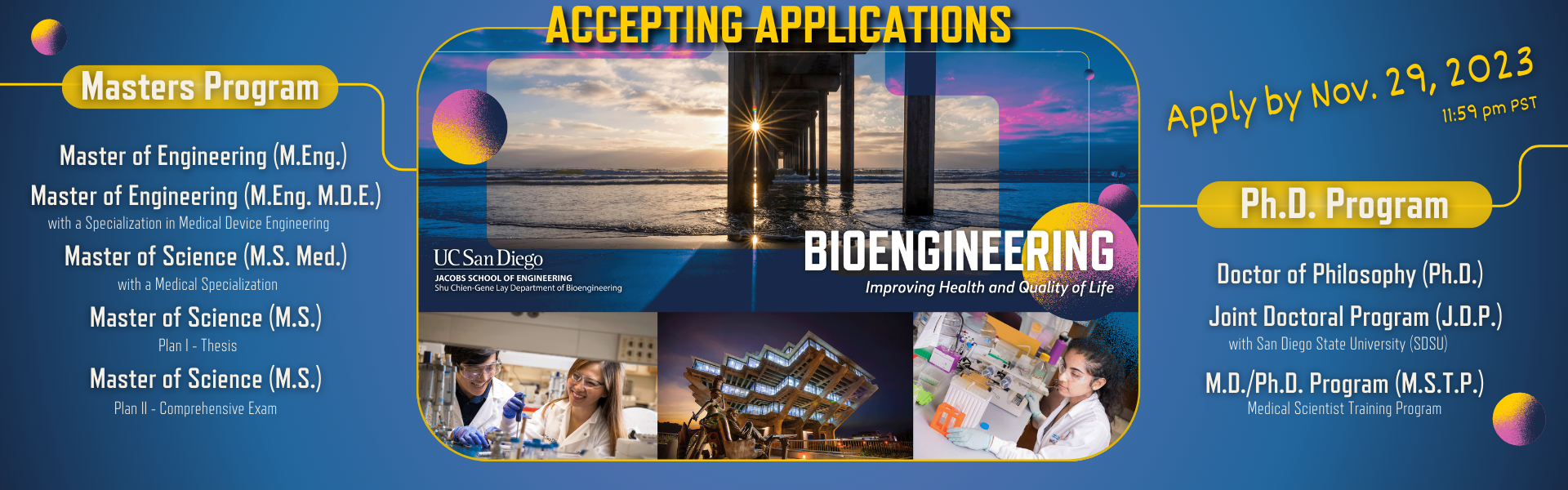 Graphic of Graduate Program Application Deadline