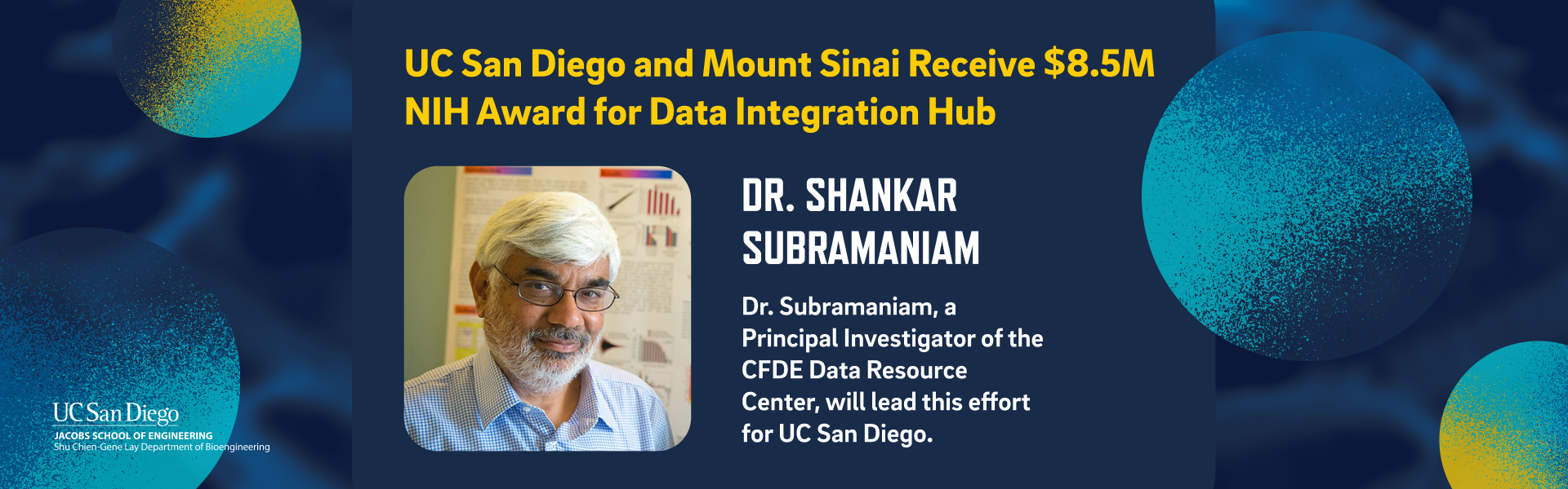 UC San Diego and Mount Sinai Receive $8.5M  NIH Award for Data Integration Hub